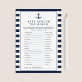 Baby Shower Games Pack for Boy Printable
