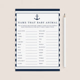 Name the baby animal game for boy shower by LittleSizzle