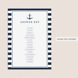 Baby word scramble and answer key printabe for baby showers by LittleSizzle