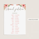 Pink roses baby shower games for girl by LittleSizzle