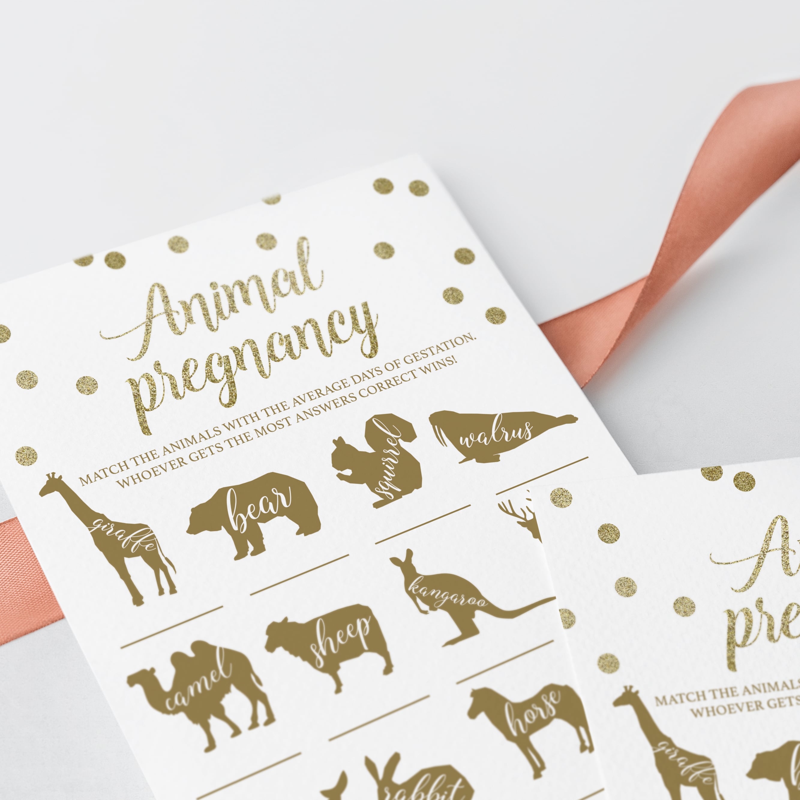 Glitter baby shower games by LittleSizzle