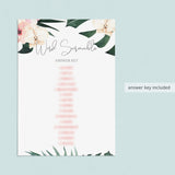 Baby Shower Word Game Printable Summer Theme