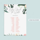 Tropical Baby Shower Game Baby Around The World