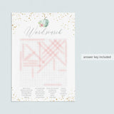 Floral Pumpkin Bridal Shower Games Pack Instant Download