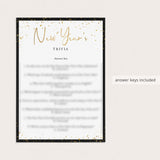 Printable New Year's Party Games Bundle