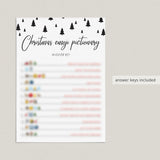 Black And White Christmas Games Bundle Printable