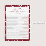 Christmas Games Bundle Printable Red And White