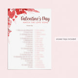 Romantic Valentine's Day Games Digital Files