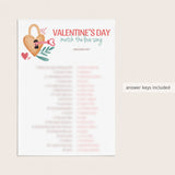 Valentines Day Games Pack Printable