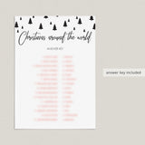 Holiday Party Game Merry Christmas Around The World