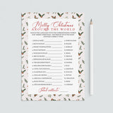 Merry Christmas Around the World Game Printable by LittleSizzle