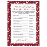 Fun Christmas Language Game Instant Download by LittleSizzle