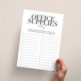 Office Supplies A To Z Game Printable