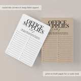 Office Supplies A To Z Game Printable