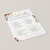 Bohemian Baby Shower Ideas What's On Your Phone