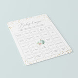 Pumpkin Baby Shower Bingo Cards Prefilled, Blank and Template