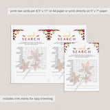 Fall BabyShower Word Search Game Printable