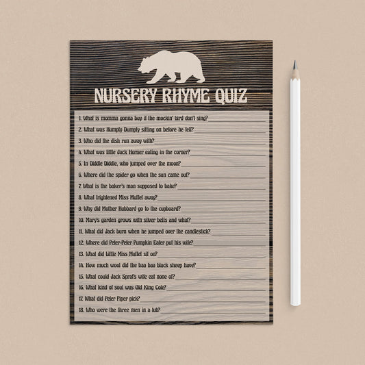 Baby nursery rhyme game woods by LittleSizzle