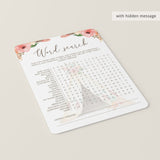 Bohemian Baby Shower Games Package Instant Download