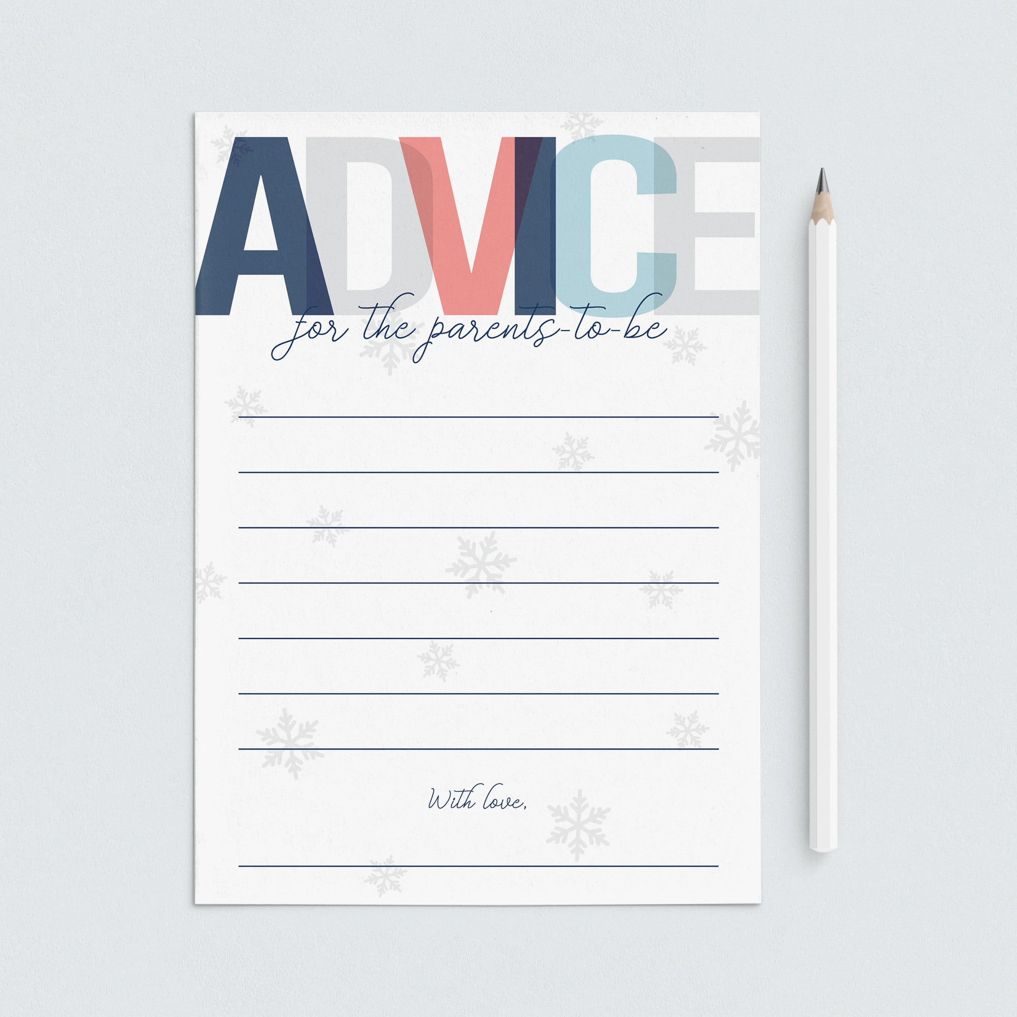 Baby shower games with snowflakes printables by LittleSizzle