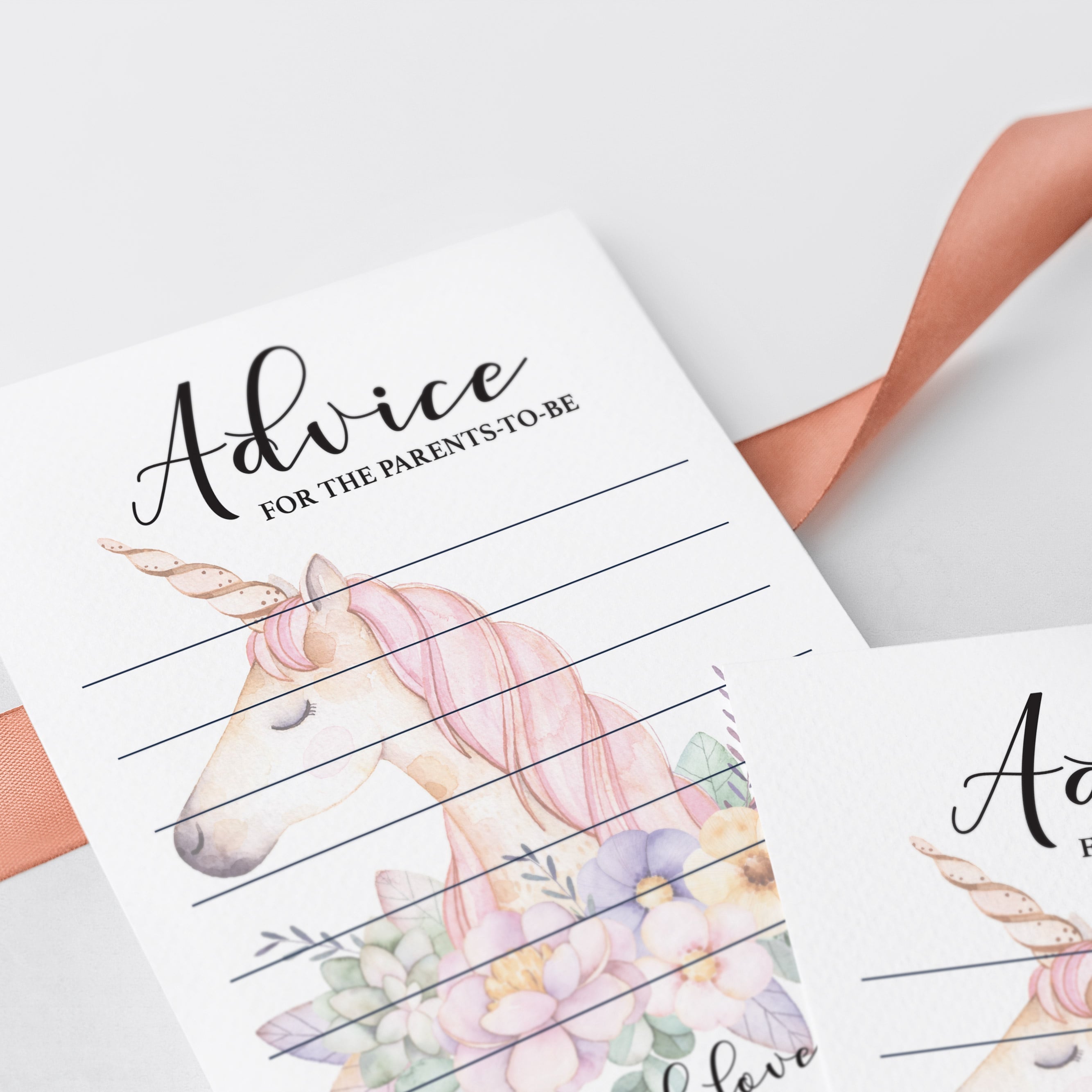 Floral baby shower printables by LittleSizzle