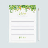 Hawaii shower advice cards by LittleSizzle