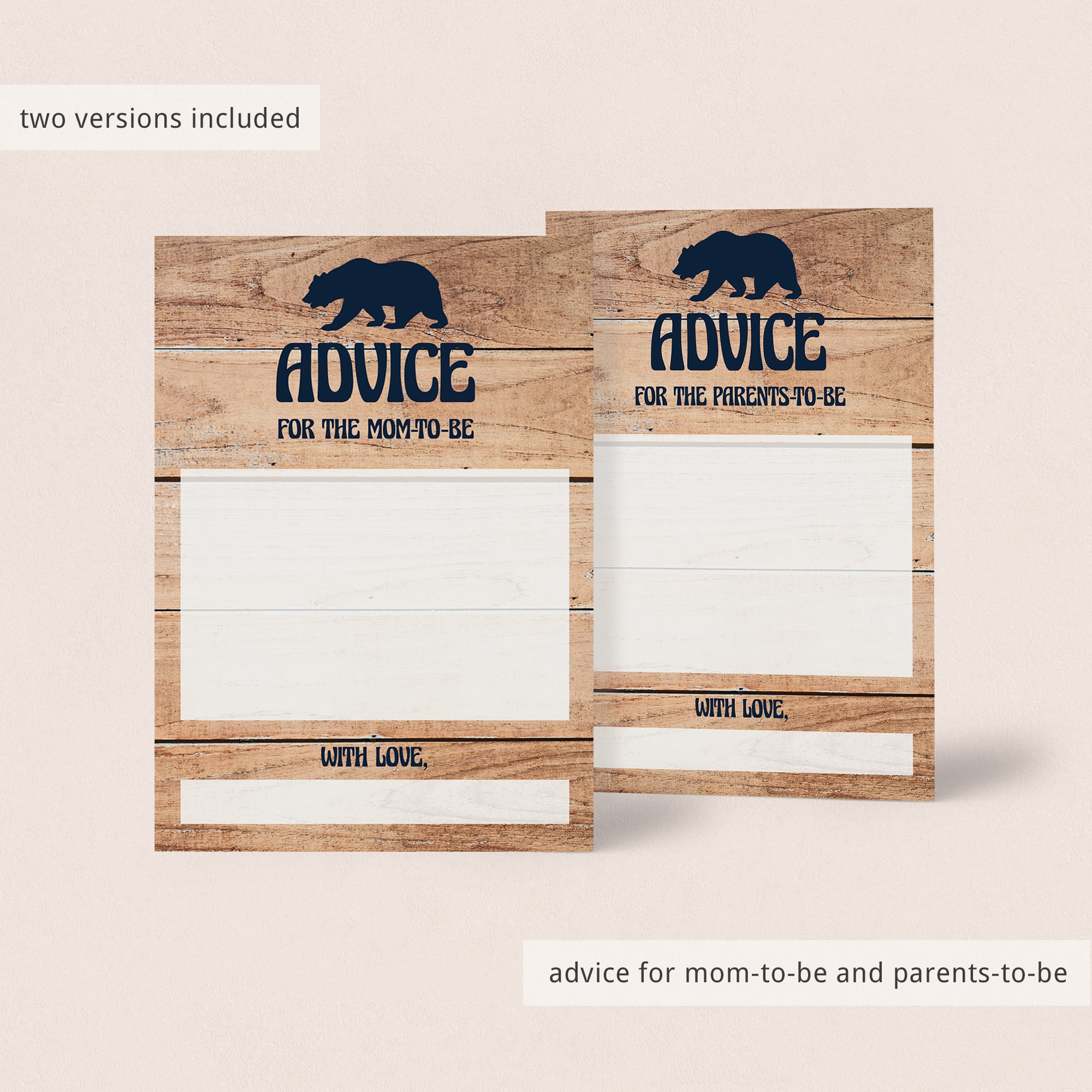 Baby advice for new parents rustic by LittleSizzle