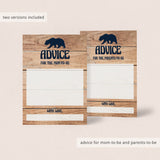 Baby advice for new parents rustic by LittleSizzle
