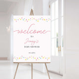 Pink, Mint and Yellow Baby Shower Decor Bundle for Girl