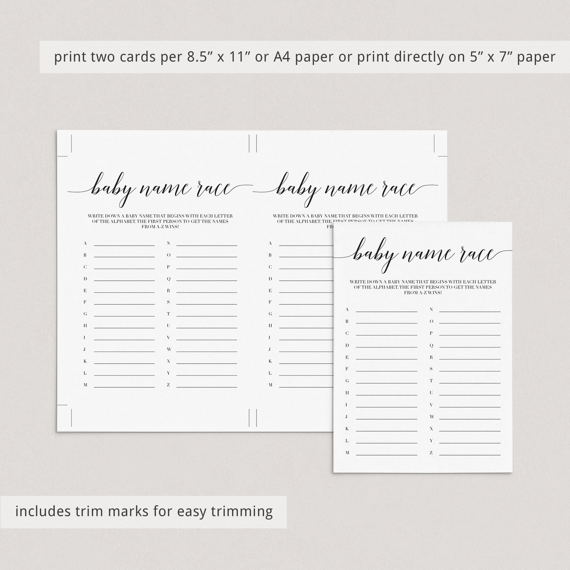 White baby shower games by LittleSizzle