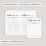 White baby shower games by LittleSizzle