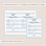 Elephant themed baby shower games by LittleSizzle