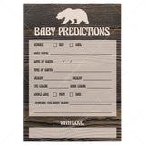 Printable baby predictions for boy shower by LittleSizzle