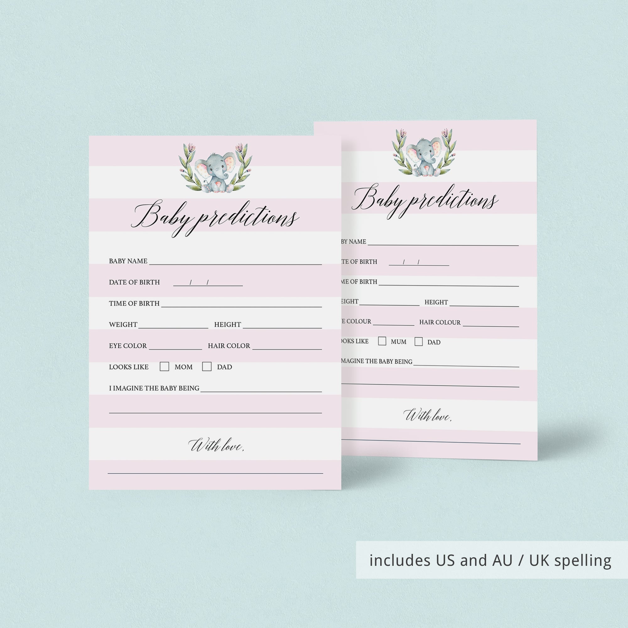 Girl baby sprinkle keepsakes for mom-to-be by LittleSizzle