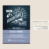Adventure Awaits Baby Shower Invitation Template