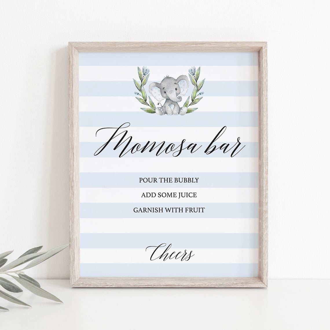 Download momosa bar table sign boy baby party by LittleSizzle
