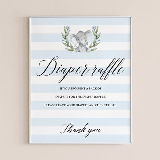 Elephant baby shower decorations by LittleSizzle