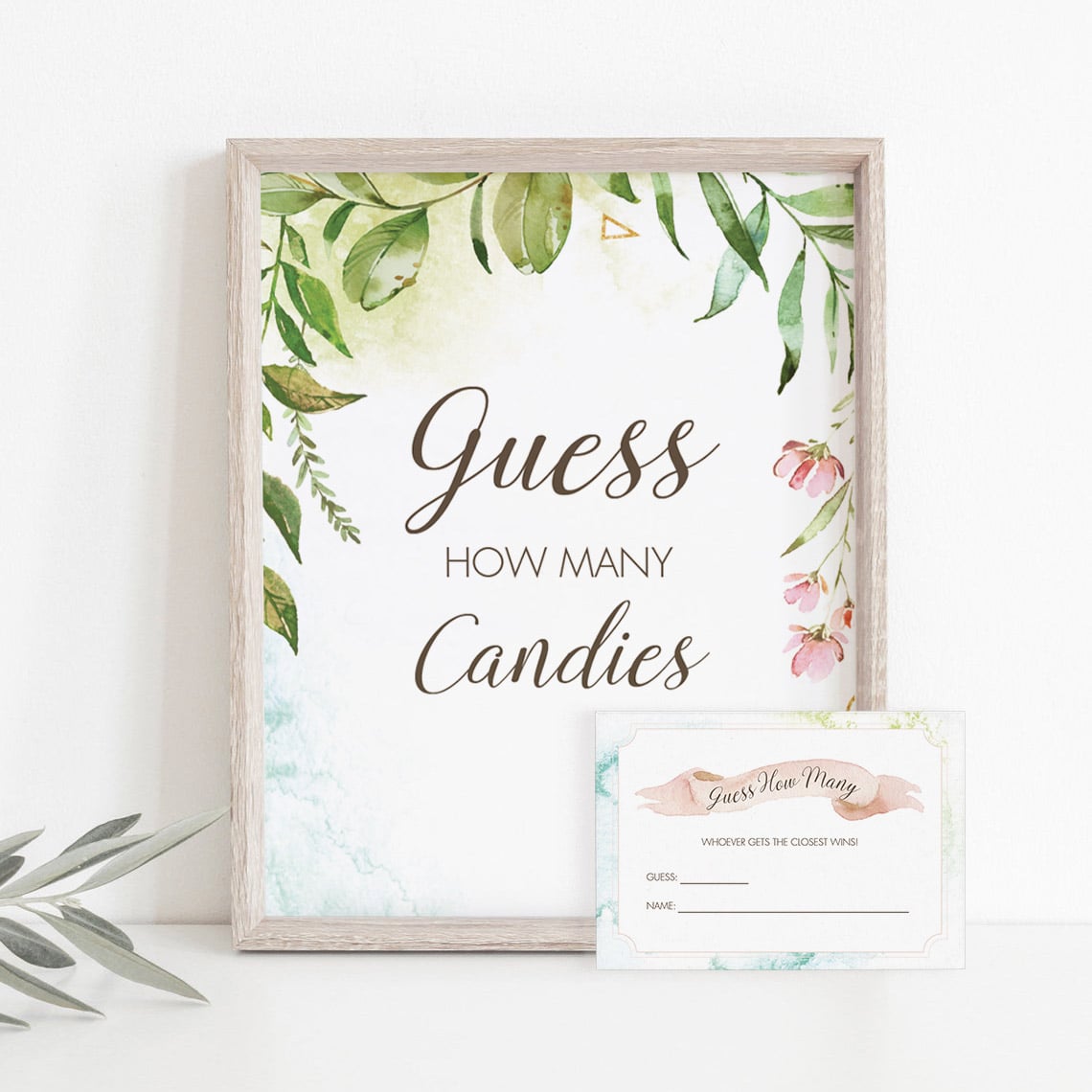 Printable guess how many in the jar game template by LittleSizzle