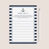 Boy baby shower games guess who am I printable by LittleSizzle