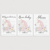 Unicorn Themed Baby Shower Game Printables