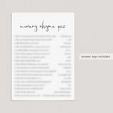 Minimalist Baby Shower Games Pack Download