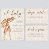 Safari Baby Shower Invitation Kit Gender Neutral by LittleSizzle