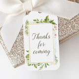 Printable Thank You Tags, Cards and Gift Log