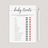 Printable baby shower games black and white by LittleSizzle