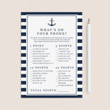 Boy baby shower games whats on your phone by LittleSizzle