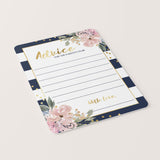 Navy and Gold Baby Shower Advice for the Parents-To-Be Printable