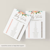 Bohemian Baby Shower Games Package Instant Download