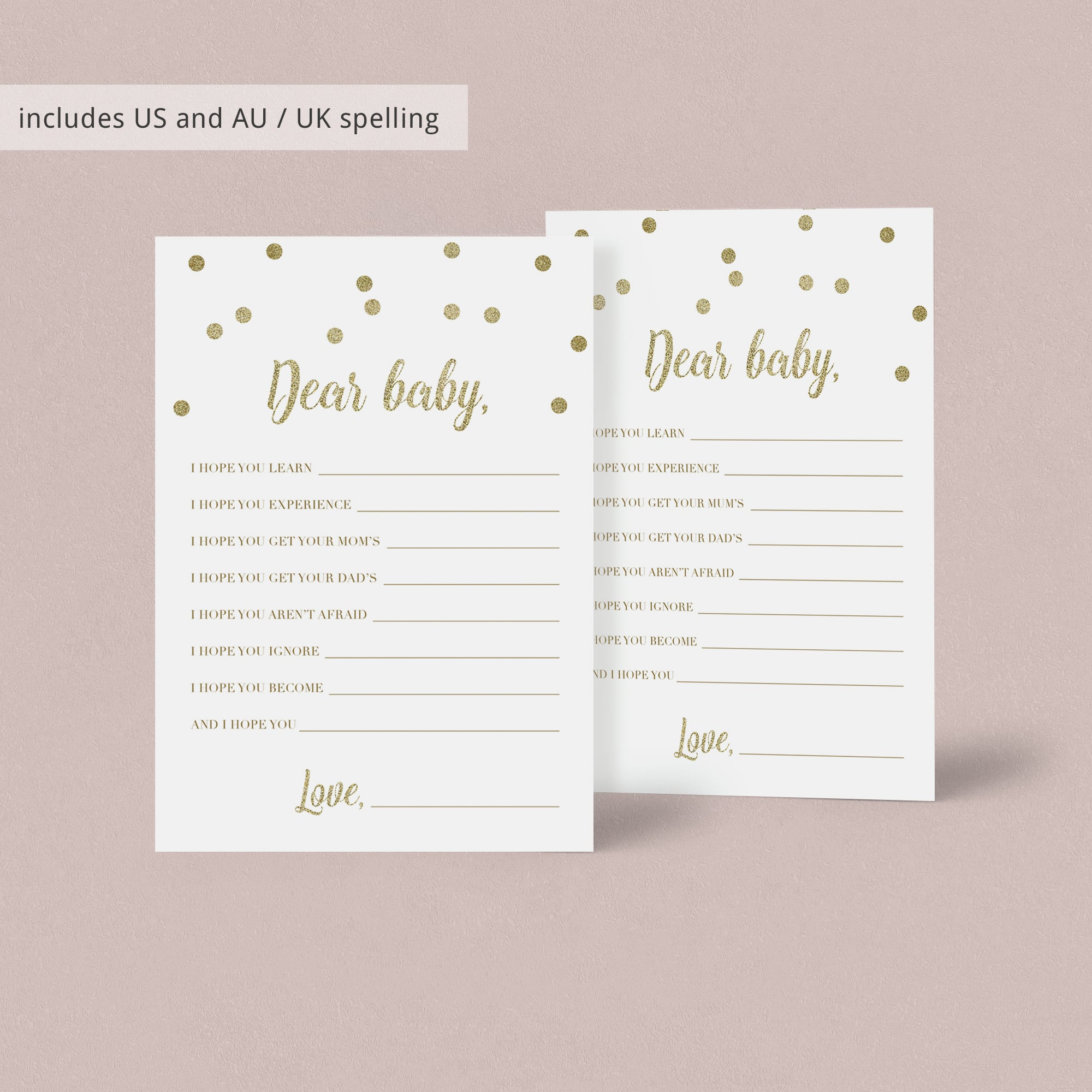 Wishes for the new baby with spelling mum by LittleSizzle