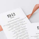 1942 Trivia with Answers Printable