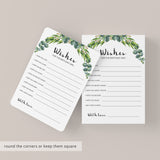 Greenery Birthday Wishes Cards For Her Printable